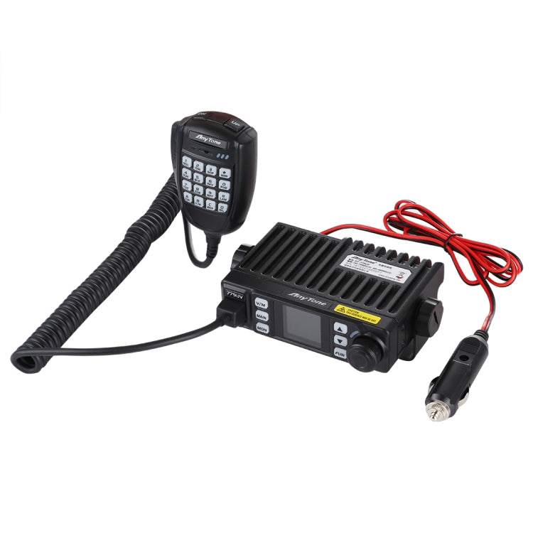 AnyTone AT-779UV 모바일 라디오 VHF / UHF 듀얼 밴드 200채널 25W FM 모바일 차량용 워키토키
