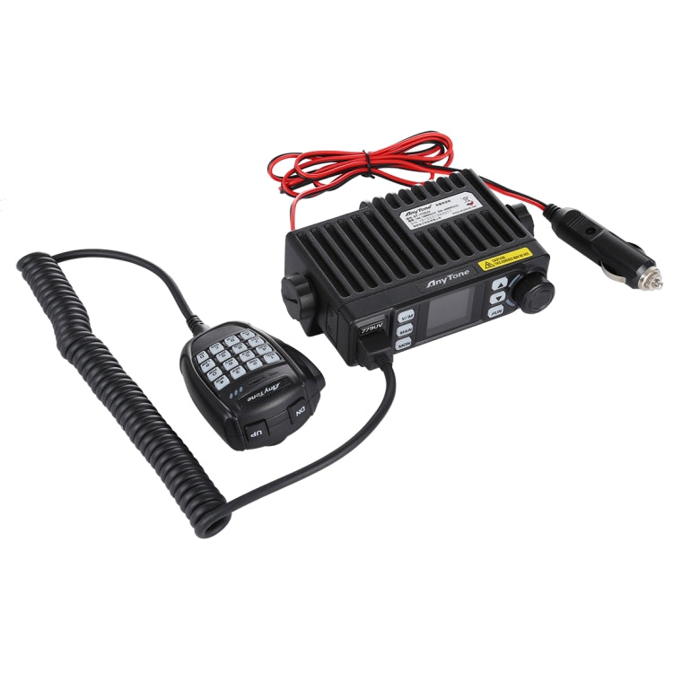 AnyTone AT-779UV 모바일 라디오 VHF / UHF 듀얼 밴드 200채널 25W FM 모바일 차량용 워키토키