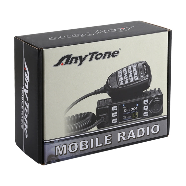 AnyTone AT-779UV 모바일 라디오 VHF / UHF 듀얼 밴드 200채널 25W FM 모바일 차량용 워키토키