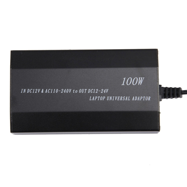 노트북 전원 100W 범용 충전기, 차량용 충전기 및 AC 전원 어댑터, 8개 전원 어댑터 및 1 USB 포트 포함, 삼성, 소니, 아수스, 에이서, IBM, HP, DELL용, US 플러그