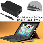 오리지널 15V 4A AC 어댑터 전원 공급 충전기, Microsoft Surface Book / Pro 4 / Pro 3용, 65W 4A