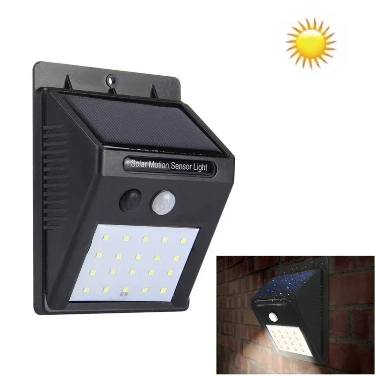 마당 / 정원 / 집 / 진입로 / 계단 / 외벽용 20 LED, 20개 LED 화이트 라이트
