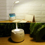 28 LEDs Flexible Goose Neck Hollow Ring Design Eye Protection Light with Pen Holder / Small Night Light Function, TGX-772