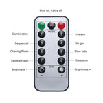 150개 LED 배터리 박스 LED 장식 조명 리모컨 포함, 30CM 다채로운 빛, 30CM 흰색 빛, 30CM 따뜻한 흰색