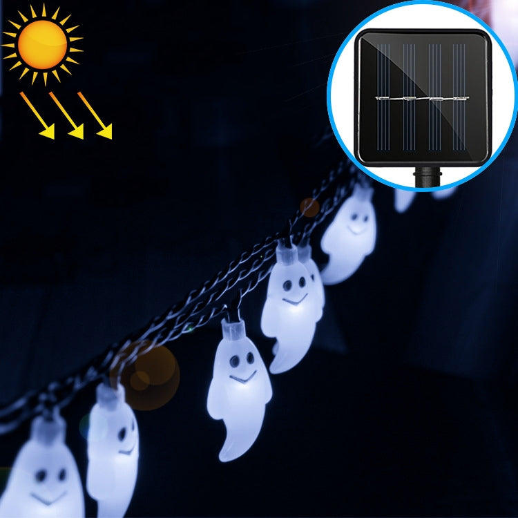 유령 모양 30 LEDs 야외 정원 방수 크리스마스 축제 장식 태양광 램프 스트링