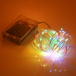 50 LEDs SMD 0603 3 x AA 배터리 박스 요정 램프 장식 조명, DC 5V, 5m 파란색 조명, 5m 다채로운 조명, 5m 분홍색 조명, 5m 녹색 조명, 5m 보라색 조명, 5m 빨간색 조명, 5m 백색 조명, 5m 온백색, 5m 노란색 조명