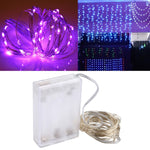 50 LEDs SMD 0603 3 x AA 배터리 박스 요정 램프 장식 조명, DC 5V, 5m 파란색 조명, 5m 다채로운 조명, 5m 분홍색 조명, 5m 녹색 조명, 5m 보라색 조명, 5m 빨간색 조명, 5m 백색 조명, 5m 온백색, 5m 노란색 조명