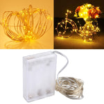 50 LEDs SMD 0603 3 x AA 배터리 박스 요정 램프 장식 조명, DC 5V, 5m 파란색 조명, 5m 다채로운 조명, 5m 분홍색 조명, 5m 녹색 조명, 5m 보라색 조명, 5m 빨간색 조명, 5m 백색 조명, 5m 온백색, 5m 노란색 조명