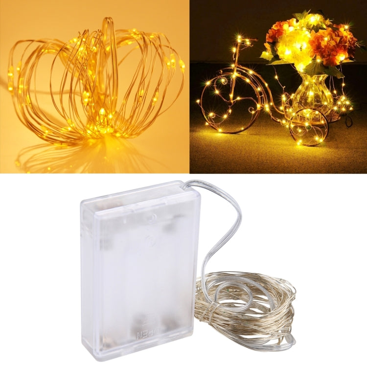 50 LEDs SMD 0603 3 x AA 배터리 박스 요정 램프 장식 조명, DC 5V, 5m 파란색 조명, 5m 다채로운 조명, 5m 분홍색 조명, 5m 녹색 조명, 5m 보라색 조명, 5m 빨간색 조명, 5m 백색 조명, 5m 온백색, 5m 노란색 조명