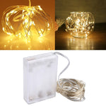 50 LEDs SMD 0603 3 x AA 배터리 박스 요정 램프 장식 조명, DC 5V, 5m 파란색 조명, 5m 다채로운 조명, 5m 분홍색 조명, 5m 녹색 조명, 5m 보라색 조명, 5m 빨간색 조명, 5m 백색 조명, 5m 온백색, 5m 노란색 조명