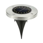 2개입 16 LED 태양광 매설등 지하등 IP65 방수 야외 정원 가로등, 16 LED