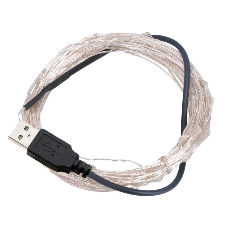 USB 전원 SMD-0603 축제 램프 / 장식 조명 스트립(파란색 흰색 빛), LED1001LG, LED1001LW