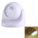 9 LED 240 LM 6000K 360도 회전 무선 모션 센서 옷장등 / 야간등 / 침실, 거실, 욕실, 복도용 벽등