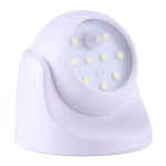 9 LED 240 LM 6000K 360도 회전 무선 모션 센서 옷장등 / 야간등 / 침실, 거실, 욕실, 복도용 벽등