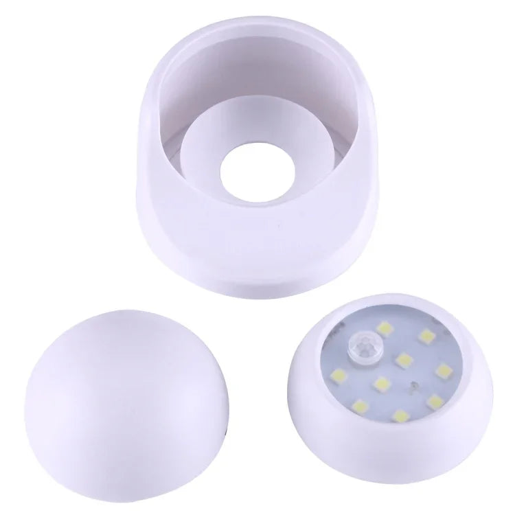 9 LED 240 LM 6000K 360도 회전 무선 모션 센서 옷장등 / 야간등 / 침실, 거실, 욕실, 복도용 벽등