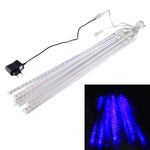 LED 장식 조명, 튜브 직경: 1.2cm, AC 100-240V, 미국, 유럽 플러그 선택 가능, 8개 50cm/파랑, 8개 50cm/다채로운, 8개 50cm/흰색