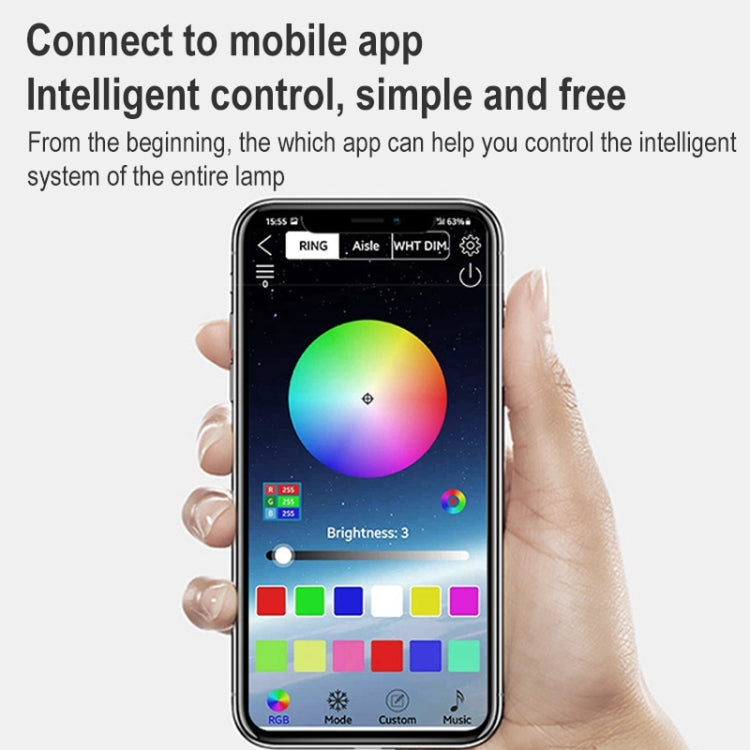 홈 RGB 환상 색상 음표 조명 탁상 램프
