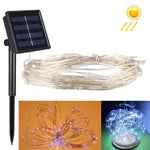 20m 200개 LED SMD 0603 태양광 패널 은색 와이어 스트링 라이트 요정 램프 장식 조명, DC 5V, 20m 200개 LED 다채로운 빛, 20m 200개 LED 흰색 빛