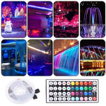 베어 보드 2835 SMD RGB LED 로프 라이트, 60 LED/m, 길이: 5m, 12V 2A 100-240V, 44키 리모컨 포함, 2835 SMD RGB LED, 5m, 44키 리모컨 포함