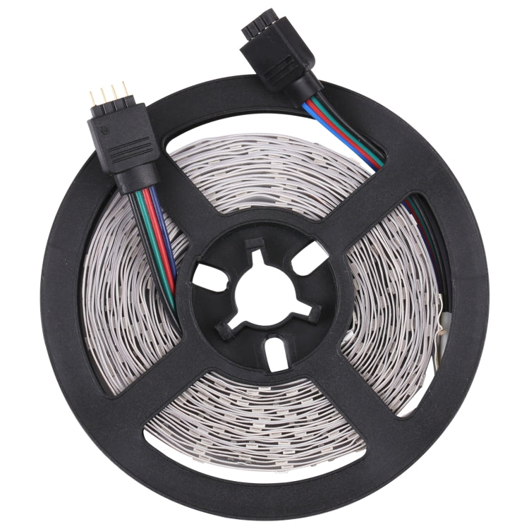 스마트 블루투스 앱 제어 베어 보드 2835 SMD RGB LED 로프 라이트, 60 LED/m, 길이: 5m, 12V 2A 100-240V, 2835 SMD RGB LED, 5m, 블루투스 앱
