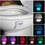 8색 실내 조명 야간등 모션 센서 LED 변기 시트 커버 라이트볼 램프, LED1660, LED1660US