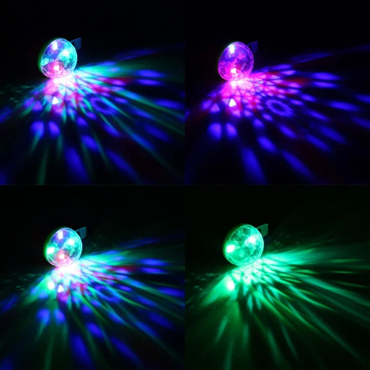 4 LEDs 미니 LED 음악 사운드 제어 KTV DJ 디스코 라이트 효과등, LED1799, LED1799T