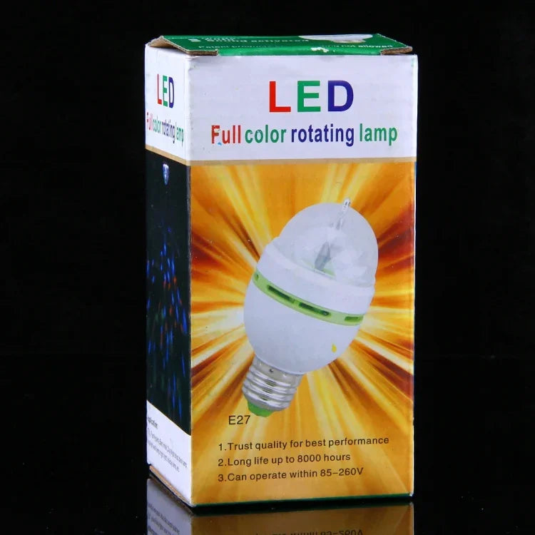 LED 풀 컬러 자동 회전 램프 가족 파티 / KTV / 바 / 호텔 / DJ용, AC 85-260V