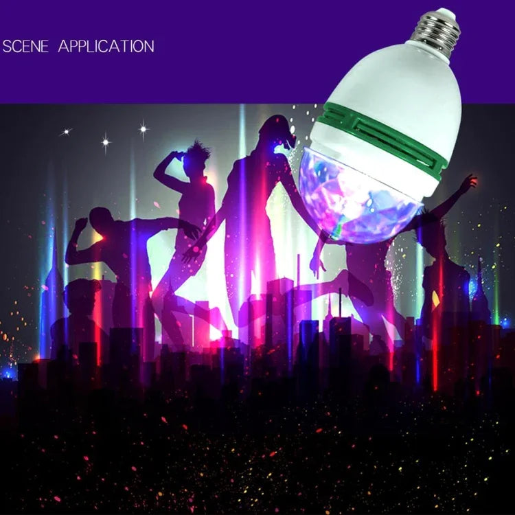LED 풀 컬러 자동 회전 램프 가족 파티 / KTV / 바 / 호텔 / DJ용, AC 85-260V