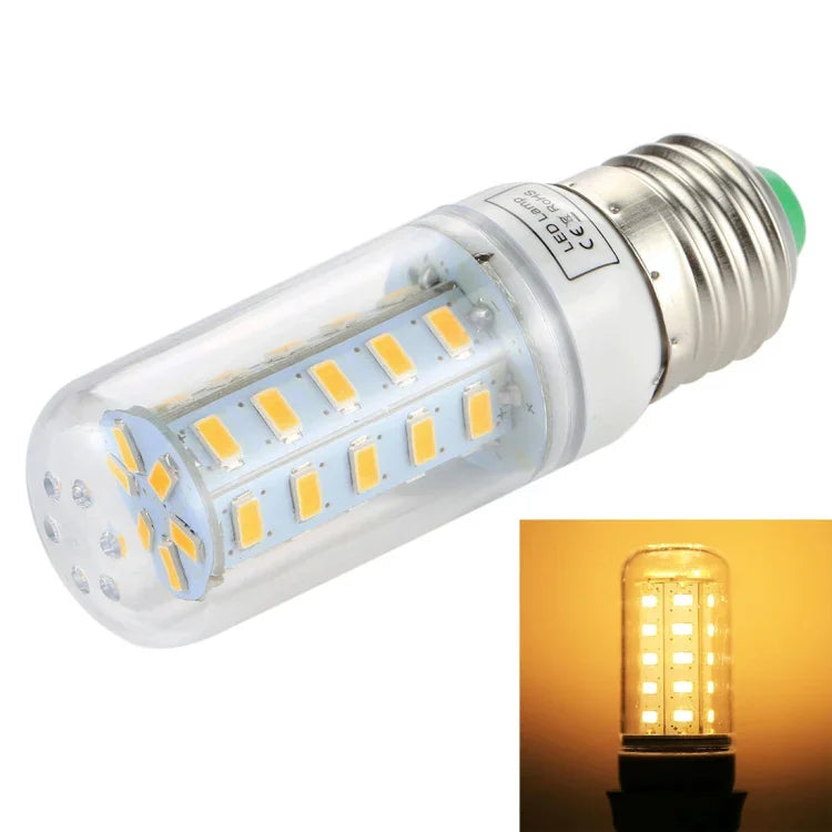 SMD 5730 에너지 절약 전구, DC 12-30V, E27 36 LED 백색광, E27 36 LED 주백색광