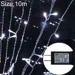 100 LED 요정 스트링 장식 조명 끝 조인트 및 8가지 모드 기능 포함, 미국 플러그, 10m 흰색 조명