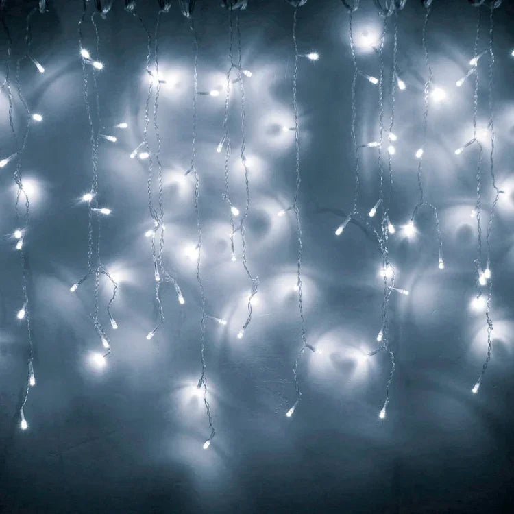 100 LED 요정 스트링 장식 조명 끝 조인트 및 8가지 모드 기능 포함, 미국 플러그, 10m 흰색 조명