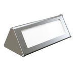 800 루멘 48 LED SMD 2835 센서 삼각형 에너지 절약 벽등 태양광 패널 및 숨겨진 스위치 포함 정원/마당/야외 캠핑용 (실버)