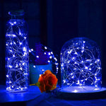 20 LEDs SMD 0603 IP65 방수 CR2032 버튼 배터리, 2m 파란색 빛, 2m 녹색 빛, 2m 빨간색 빛
