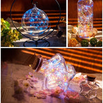 20 LEDs SMD 0603 IP65 방수 CR2032 버튼 배터리, 2m 파란색 빛, 2m 녹색 빛, 2m 빨간색 빛