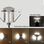 3W LED 매립 편광 매설등 IP67 방수 거북이 등껍질등 야외 정원 잔디등, 따뜻한 빛 3000K Q1 단방향 조명, 따뜻한 빛 3000K Q1