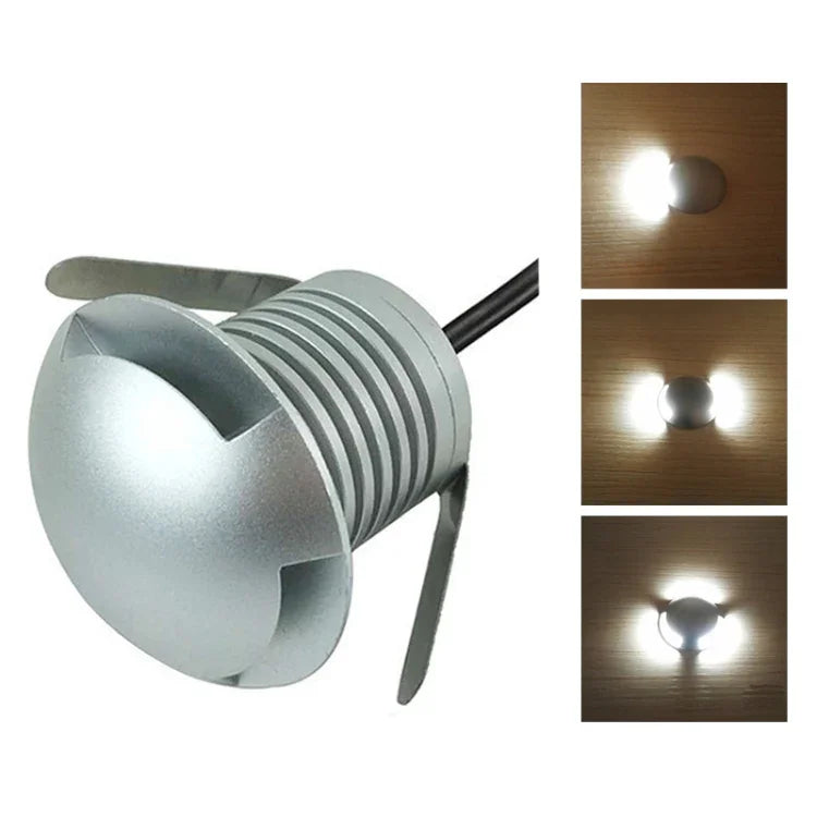 3W LED 매립 편광 매설등 IP67 방수 거북이 등껍질등 야외 정원 잔디등, 따뜻한 빛 3000K Q2 양방향 조명, 따뜻한 빛 3000K Q2