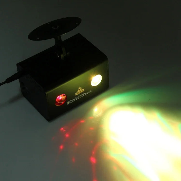 Fantastic and Romantic Star Light Lamp Family Decoration Light KTV Disco Pub Party Atmosphere Light with Holder & Sound Activated & Automatic Play & Manual Remote Control Function