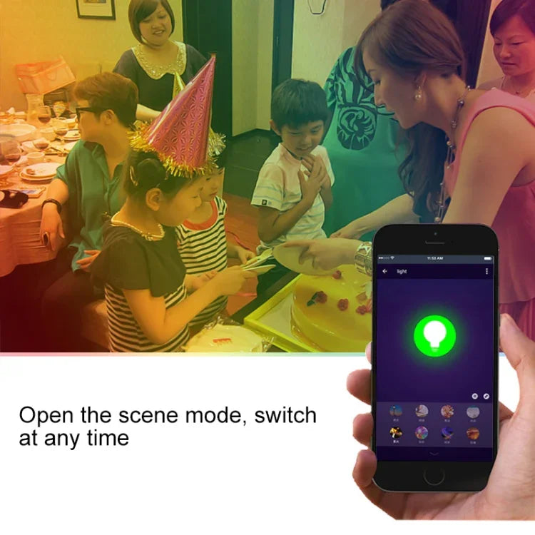 WiFi 2.4GHz Alexa 및 Google Home 호환, FCC / CE / RoHS 인증, AC 85-265V