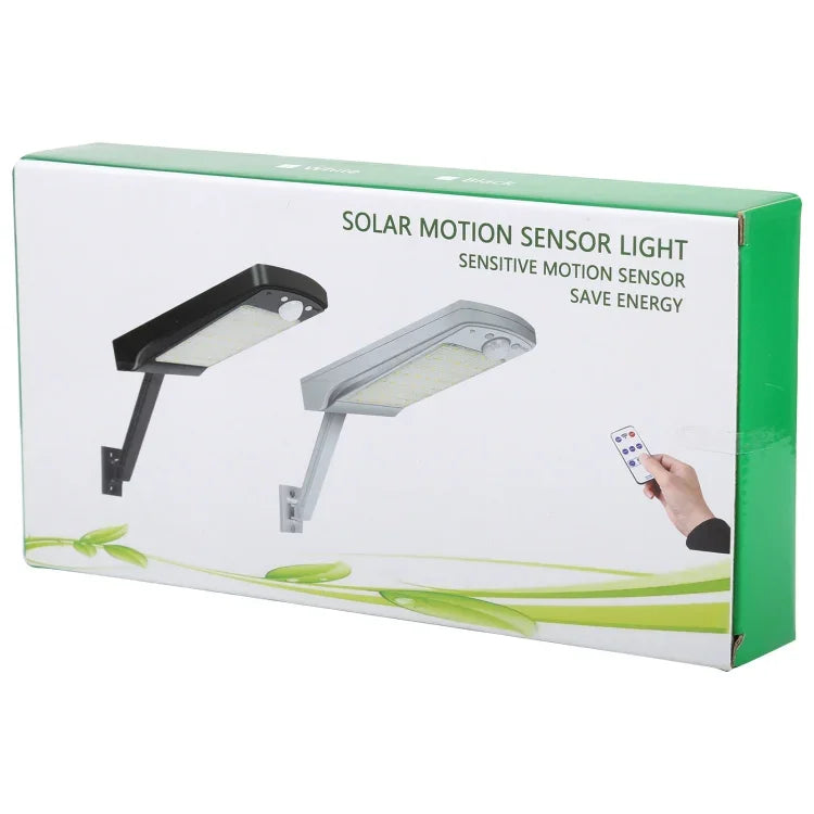 12W 56LED SMD 2835 가정용 야외 IP65 방수 리모컨 태양광 벽등 인체 센서등