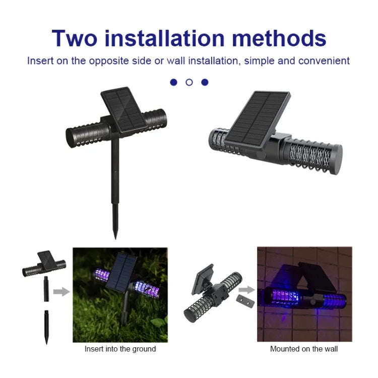SZ-16008 태양광 모기 킬러 라이트 야외 IP65 방수 LED 조경 정원 지면 꽂이 모기 트랩 장식 잔디등