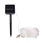 방수 태양광 패널 50 LED, 5m 50LED 파란색 조명, 5m 50LED 백색 조명, 5m 50LED 따뜻한 백색