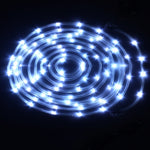 방수 태양광 패널 50 LED, 5m 50LED 파란색 조명, 5m 50LED 백색 조명, 5m 50LED 따뜻한 백색