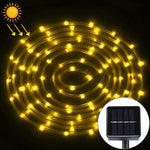 방수 태양광 패널 50 LED, 5m 50LED 파란색 조명, 5m 50LED 백색 조명, 5m 50LED 따뜻한 백색
