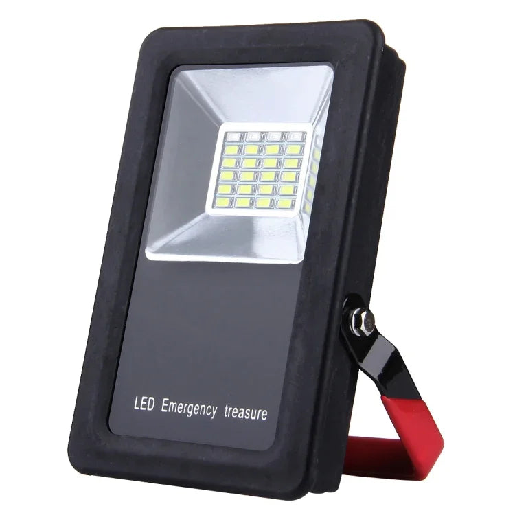 24 LED SMD5730 2400LM 6000-6500K 적색 및 청색 빛 깜빡임 경고등 휴대용 홀더 포함, 30W/2400LM 6000-6500K