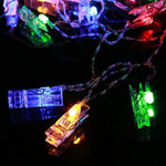 50 LED 3 x AA 배터리 박스 체인 램프 장식용 조명 가정용 사진 걸이, DIY 파티, 결혼식, 크리스마스 장식, 5m