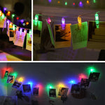 80 LED 3 x AA 배터리 박스 체인 램프 장식용 조명 가정용 사진 걸이, DIY 파티, 결혼식, 크리스마스 장식, 10m