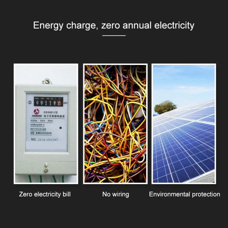 18개 LED 600LM IP65 방수 태양광 정원등 본체 유도등 가로등