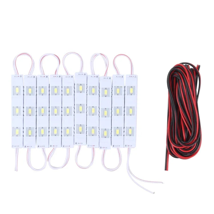 30 LED 5630 SMD LED 모듈 백색 조명 방수 장식 조명, 5M 케이블 길이, DC 12V, 30 LED 5630 SMD