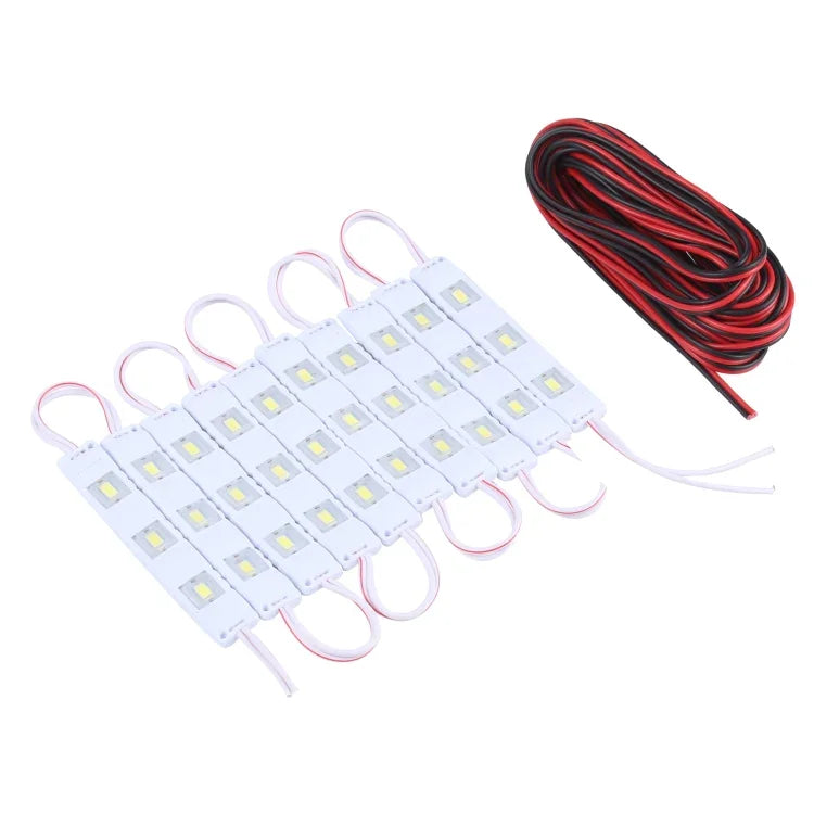 30 LED 5630 SMD LED 모듈 백색 조명 방수 장식 조명, 5M 케이블 길이, DC 12V, 30 LED 5630 SMD