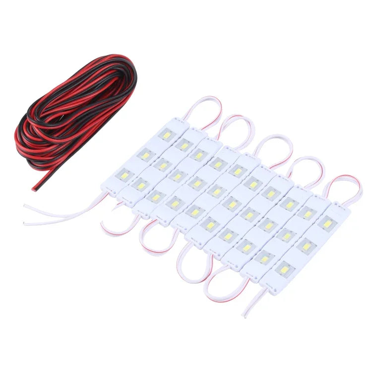 30 LED 5630 SMD LED 모듈 백색 조명 방수 장식 조명, 5M 케이블 길이, DC 12V, 30 LED 5630 SMD